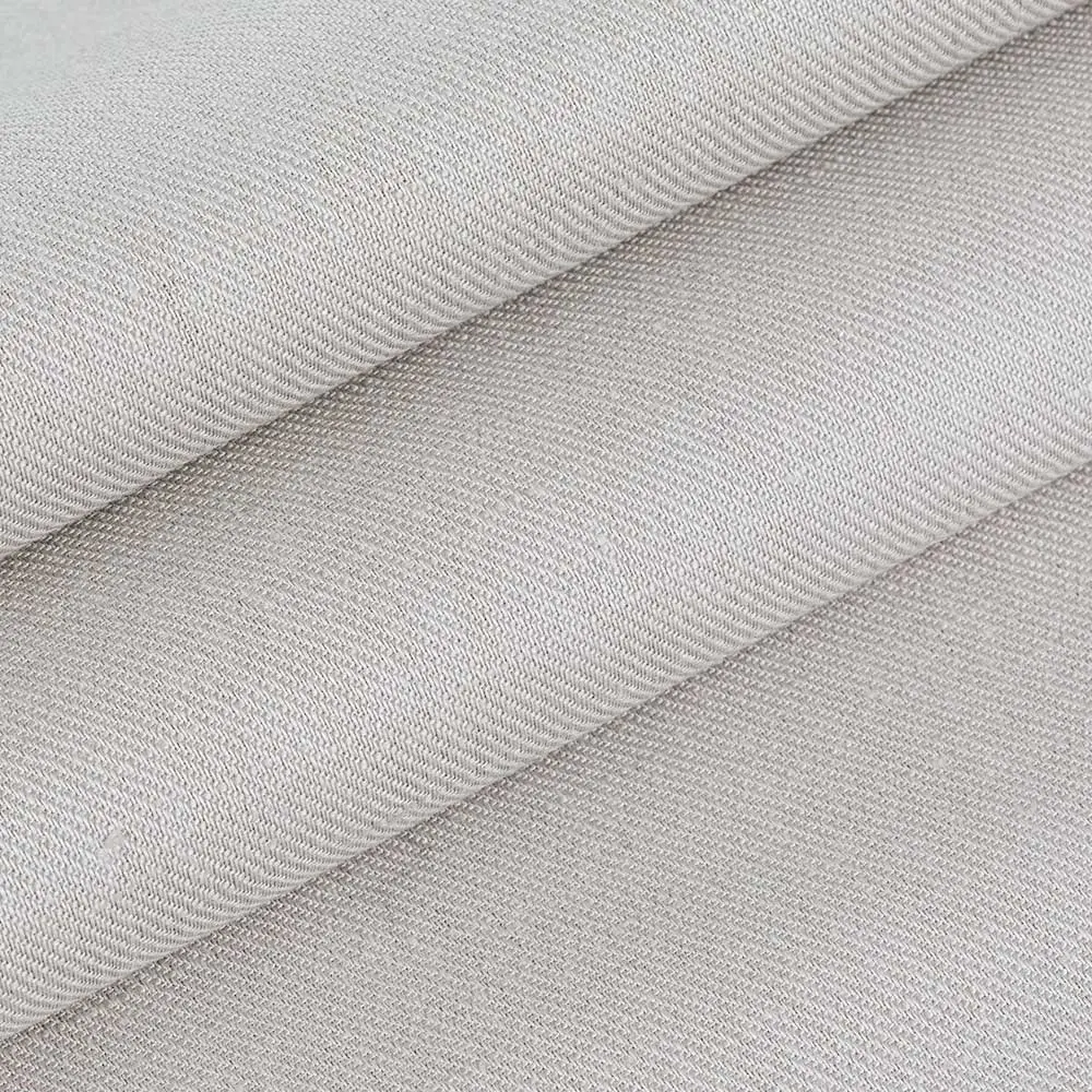 Unique design style twill 55 linen 45 cotton fabric for garments