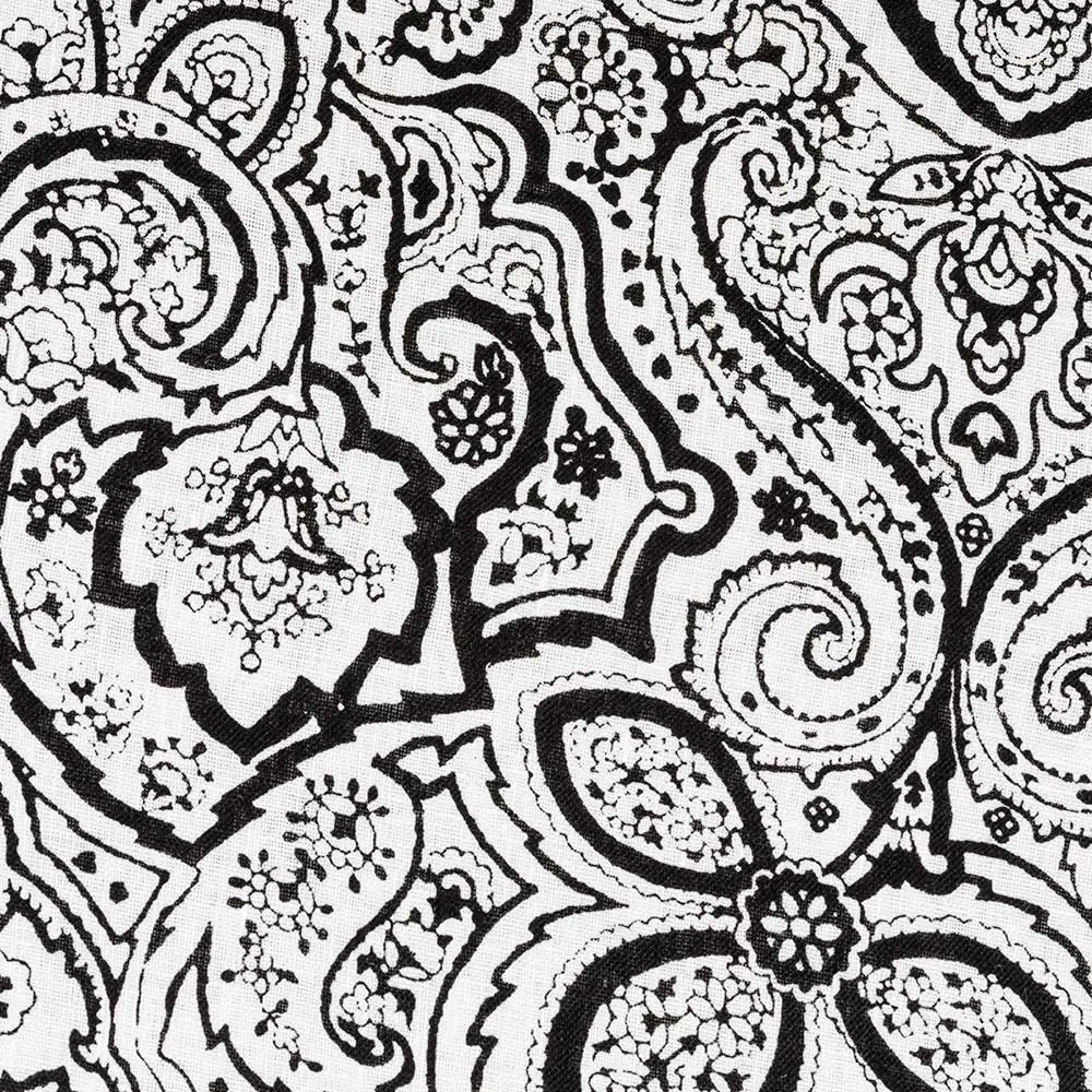 China supplier 100% flax linen printed fabric for clothing