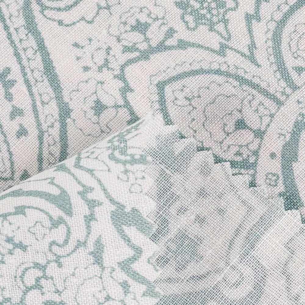 Organic printed linen fabric for men’s shirts